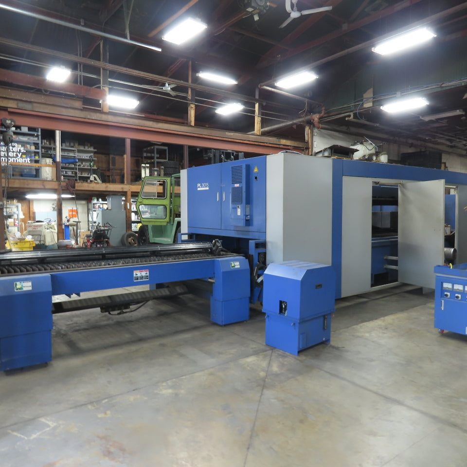 Hankwang PL 3015 Fiber 3KW CNC Laser Cutting Machine 10' x 5' Dual Shuttle Table