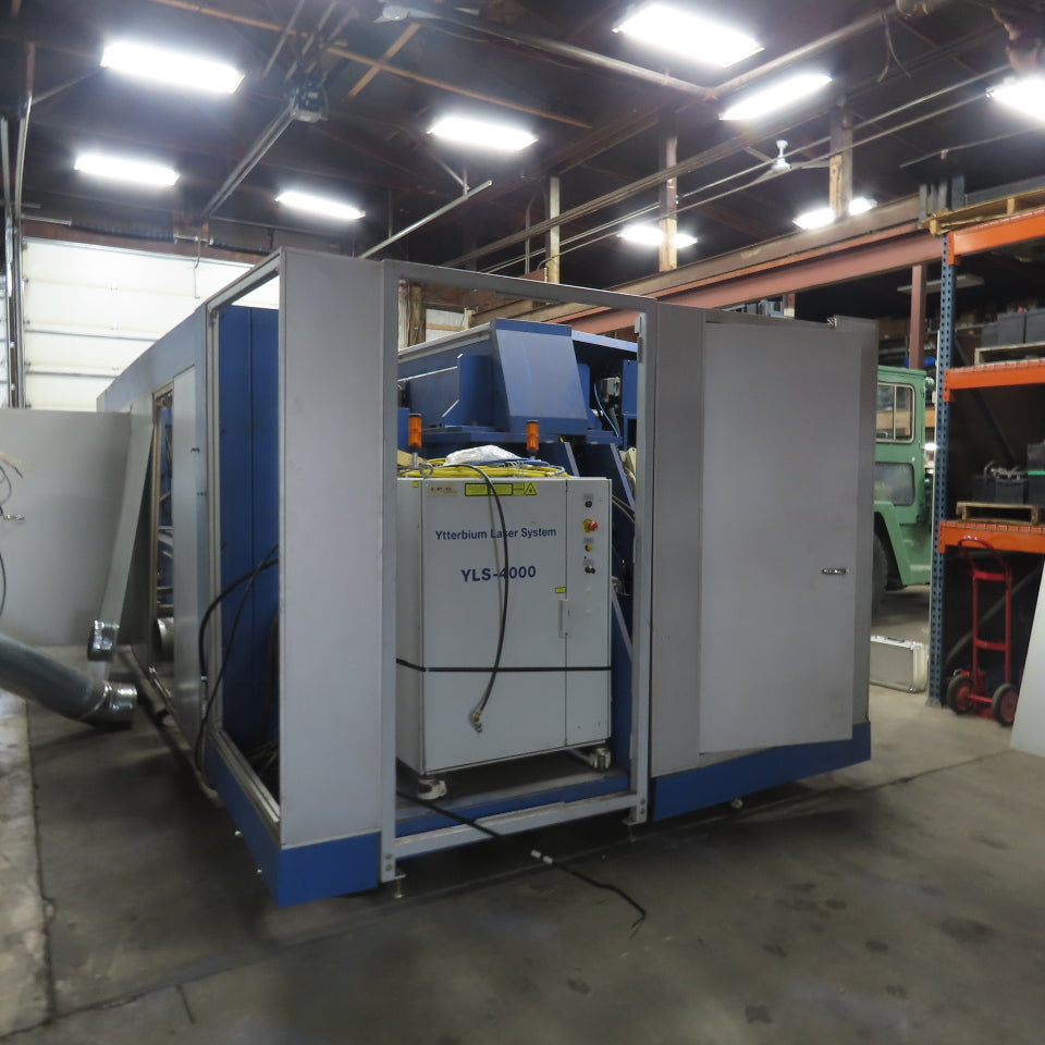 Hankwang PL 3015 Fiber 3KW CNC Laser Cutting Machine 10' x 5' Dual Shuttle Table