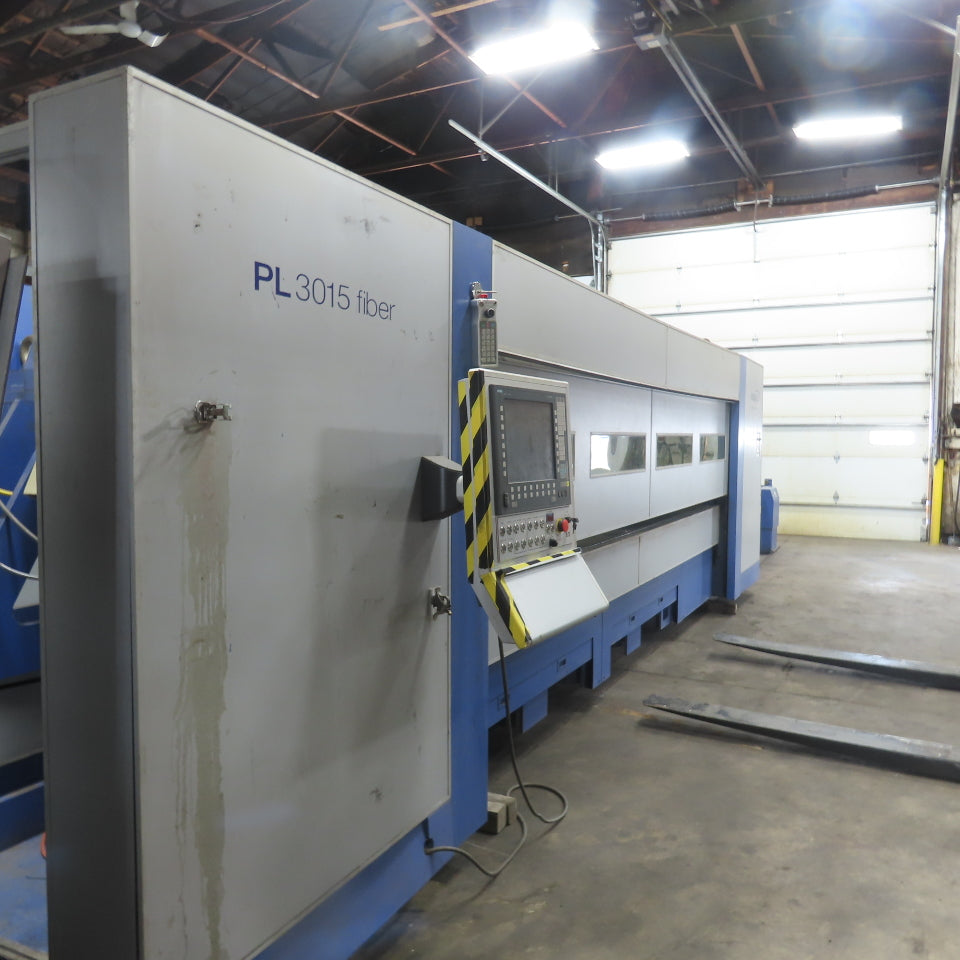 Hankwang PL 3015 Fiber 3KW CNC Laser Cutting Machine 10' x 5' Dual Shuttle Table