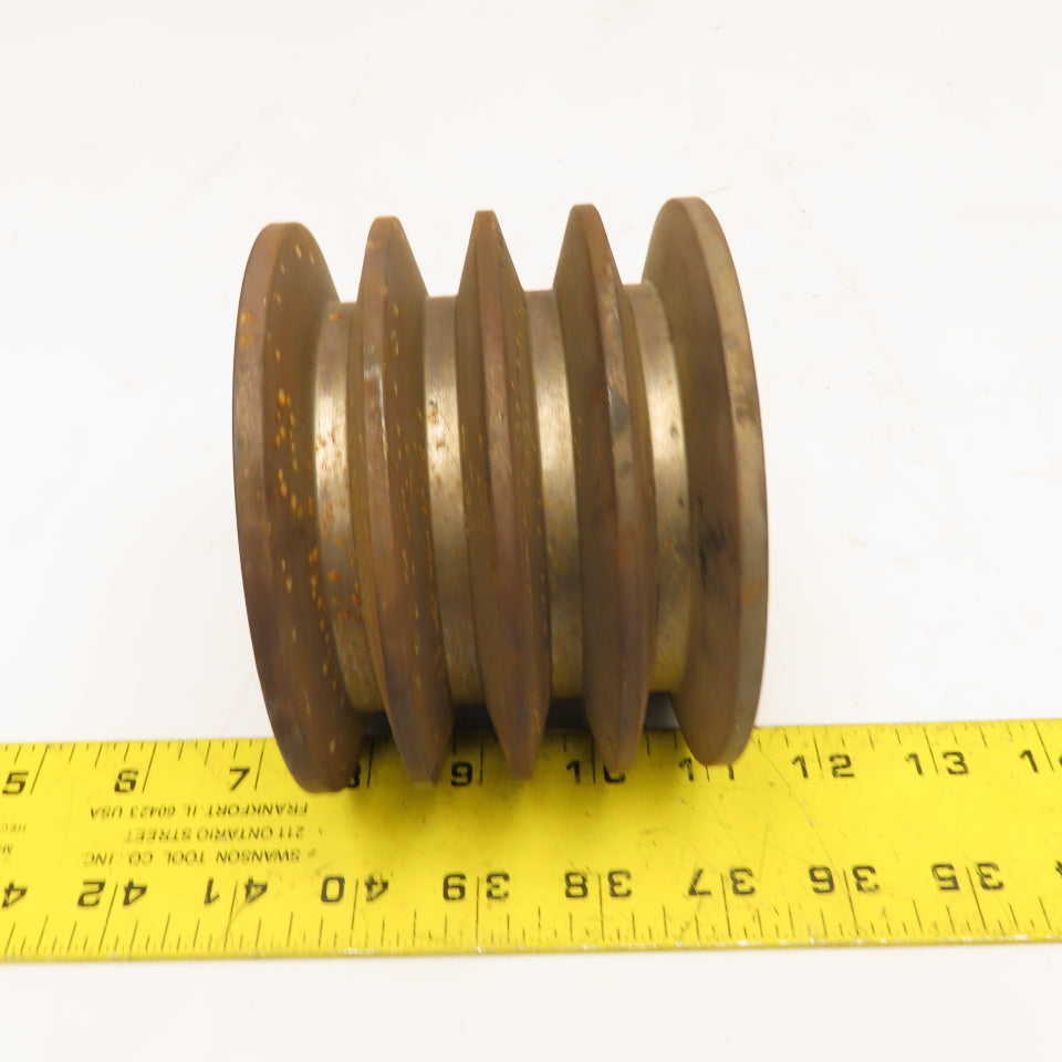 4A3.8B4.2 4 Groove A, B Section V-Belt Pulley QD Bore