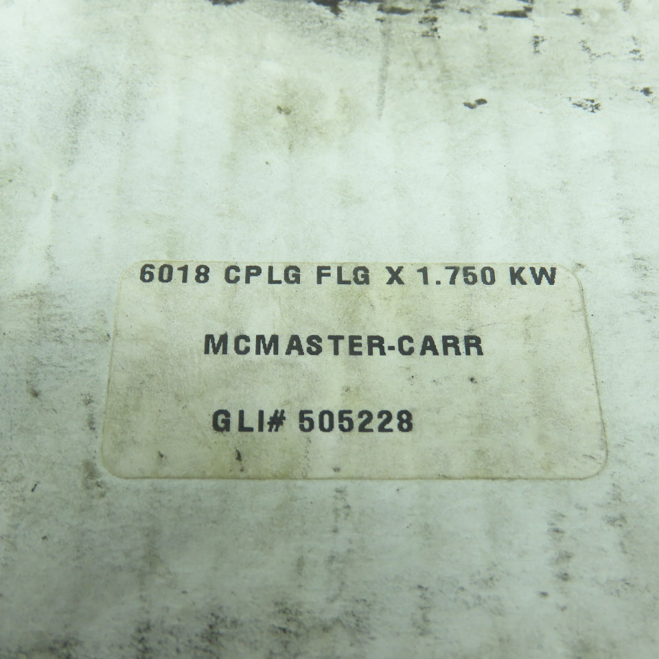 McMaster Carr 6018 CPLG FLG Roller Chain Sprocket 1.750" Bore 4-7/16" OD