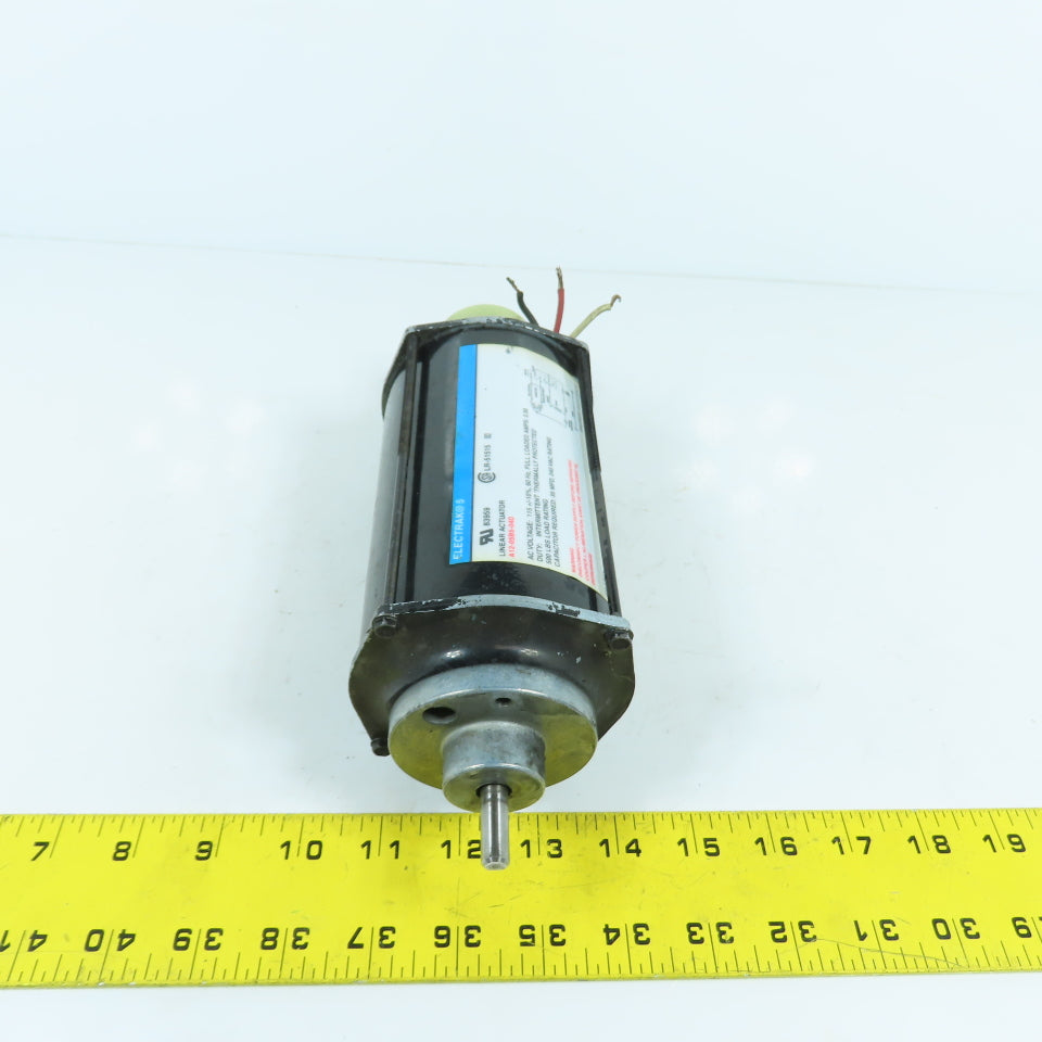 Electrak 5 A12-05B5-04D Linear Actuator Motor ONLY 115VAC 2.5A 8mm Shaft