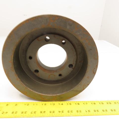 Martin CE3 3 Groove Pulley Sheave 9.9" OD 3-1/2" Wide QD Bushing Bore 2600RPM