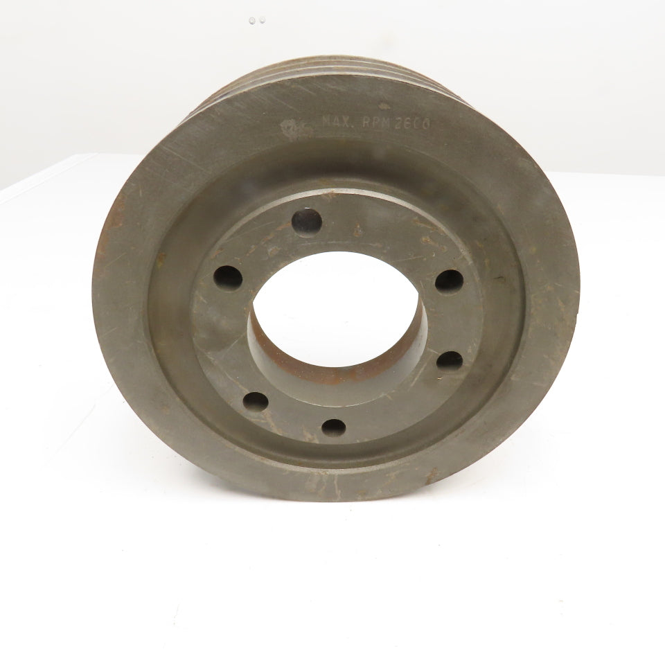 Martin CE3 3 Groove Pulley Sheave 9.9" OD 3-1/2" Wide QD Bushing Bore 2600RPM