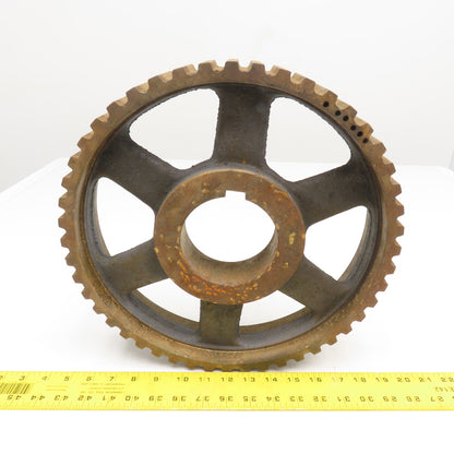 Browning 48XHR200 48 Tooth Gearbelt Timing Belt Pulley 2" x 13-1/4" R1 Bushed