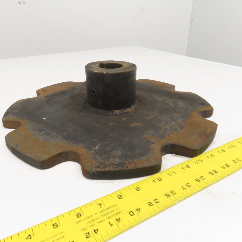 688 Conveyor Chain Sprocket 6" Pitch 8 Tooth 17" OD 1-15/16" Bore
