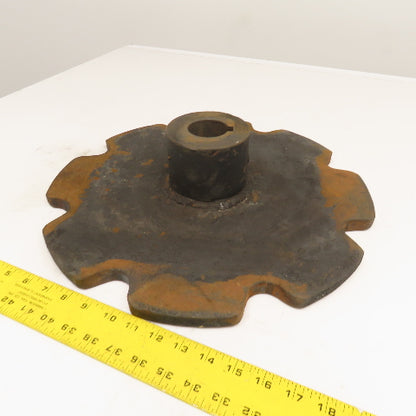 688 Conveyor Chain Sprocket 6" Pitch 8 Tooth 17" OD 1-15/16" Bore