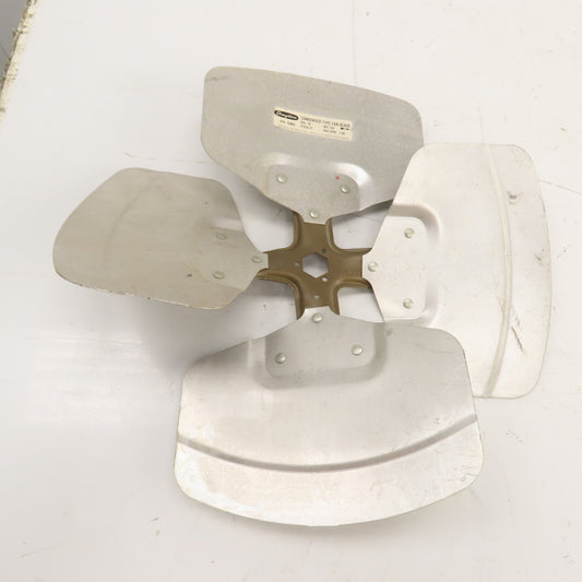 Dayton 4C886 18" 4-Blade Condenser Fan 27 Pitch 1140RPM Max 1" Hex