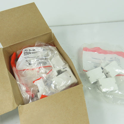 Wiremold CM3-BL-WH 3A Blank Insert (White) Lot Of 25