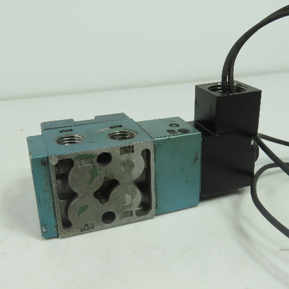 Mac 712C-12-PI-111CA 4-Way Solenoid Valve 150PSI 120V Coil 1/4" NPT