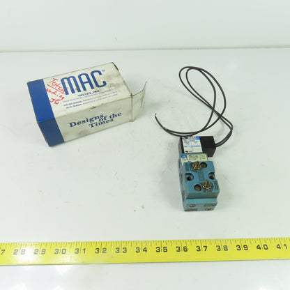 Mac 712C-12-PI-111CA 4-Way Solenoid Valve 150PSI 120V Coil 1/4" NPT