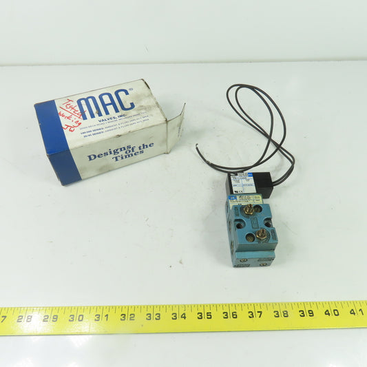 Mac 712C-12-PI-111CA 4-Way Solenoid Valve 150PSI 120V Coil 1/4" NPT