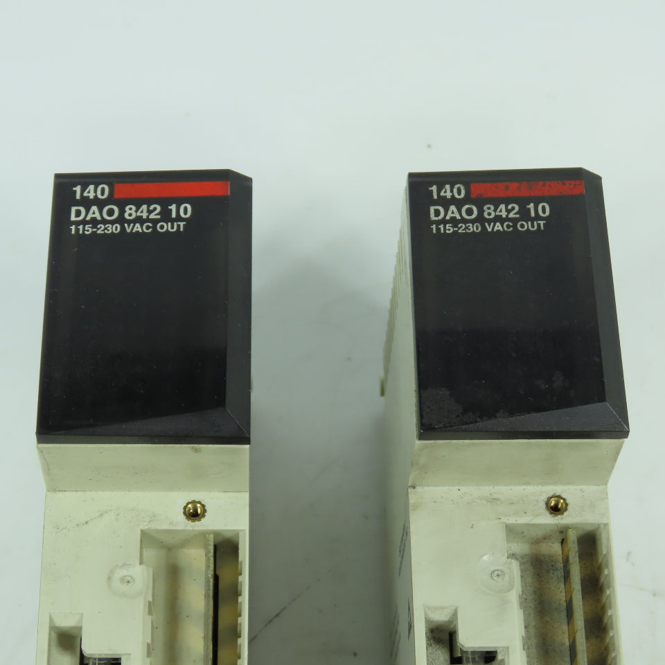 Schneider DAO84210 TSX Quantum 140 100-230VAC Output Module Lot Of 2