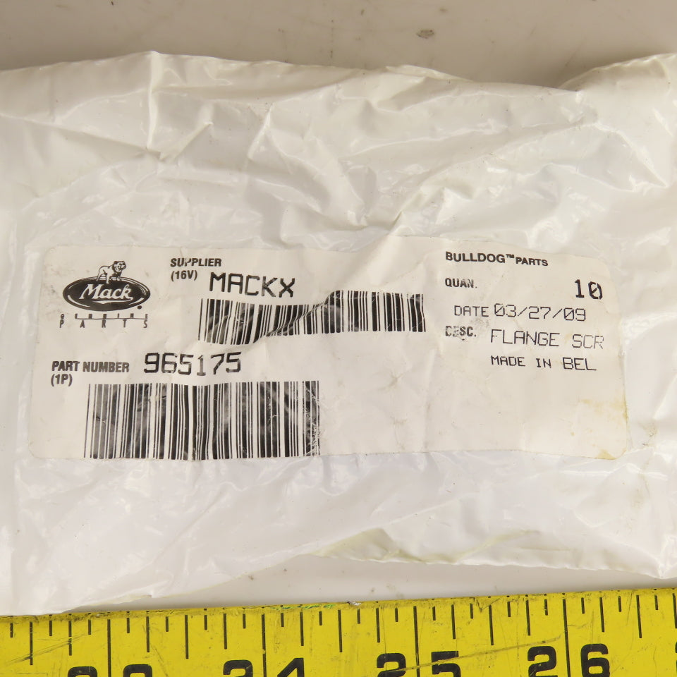 Bulldog 965175 Mack Steel Flange Screws M6 x 12mm Lot Of 48 Packs (525 Screws)