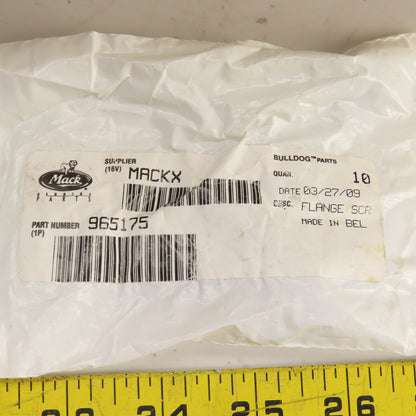 Bulldog 965175 Mack Steel Flange Screws M6 x 12mm Lot Of 48 Packs (525 Screws)