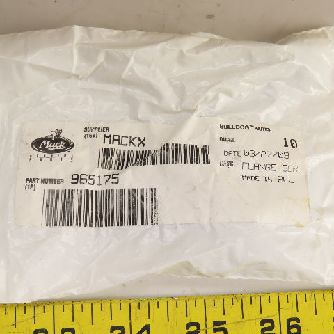 Bulldog 965175 Mack Steel Flange Screws M6 x 12mm Lot Of 48 Packs (525 Screws)