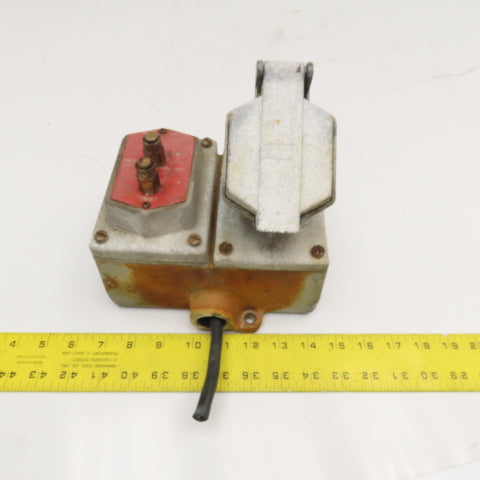 Crouse Hinds GFS1 120VAC 20A Ground Fault Circuit Interrupter Hazardous Location