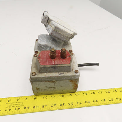 Crouse Hinds GFS1 120VAC 20A Ground Fault Circuit Interrupter Hazardous Location