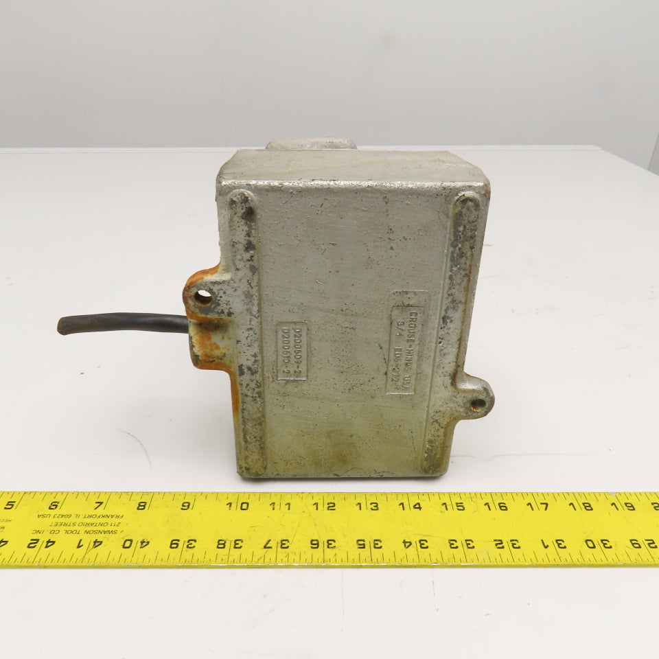 Crouse Hinds GFS1 120VAC 20A Ground Fault Circuit Interrupter Hazardous Location