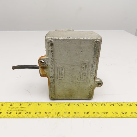 Crouse Hinds GFS1 120VAC 20A Ground Fault Circuit Interrupter Hazardous Location