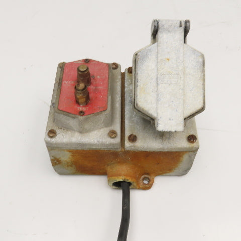 Crouse Hinds GFS1 120VAC 20A Ground Fault Circuit Interrupter Hazardous Location