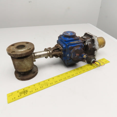 Flowserve C30 SR-2C IMP 1-1/2" Stainless Steel Ball Valve Pneumatic Actuator