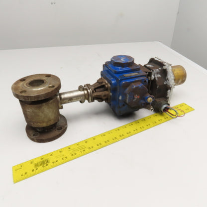 Flowserve C30 SR-2C IMP 1-1/2" Stainless Steel Ball Valve Pneumatic Actuator