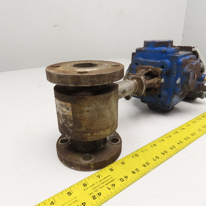 Flowserve C30 SR-2C IMP 1-1/2" Stainless Steel Ball Valve Pneumatic Actuator