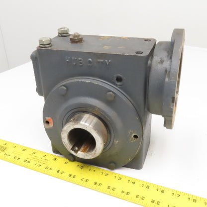 Hub City 0220/62966 25:1 Ratio C-Face Mounted Right Angle Thru Shaft Gear Box