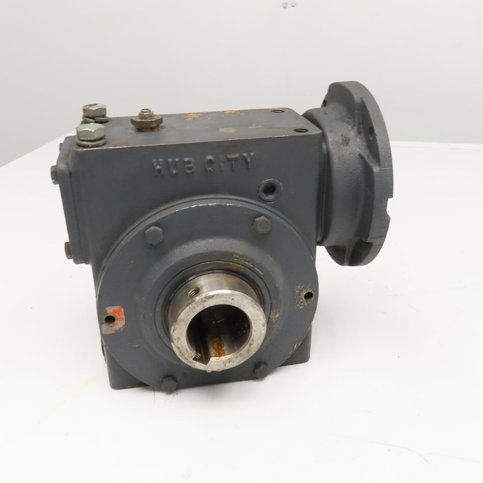 Hub City 0220/62966 25:1 Ratio C-Face Mounted Right Angle Thru Shaft Gear Box
