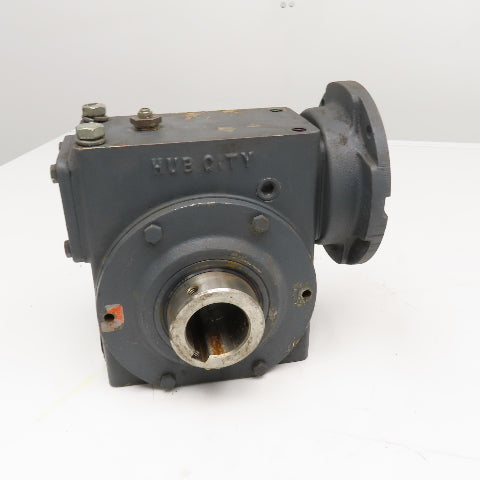 Hub City 0220/62966 25:1 Ratio C-Face Mounted Right Angle Thru Shaft Gear Box