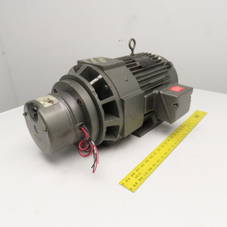 Lincoln LM26515AA 5Hp 1765RPM 460V 3Ph AC Brake Motor 215UC Frame
