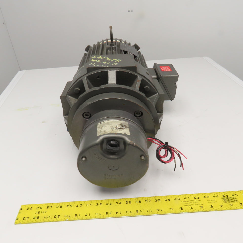 Lincoln LM26515AA 5Hp 1765RPM 460V 3Ph AC Brake Motor 215UC Frame