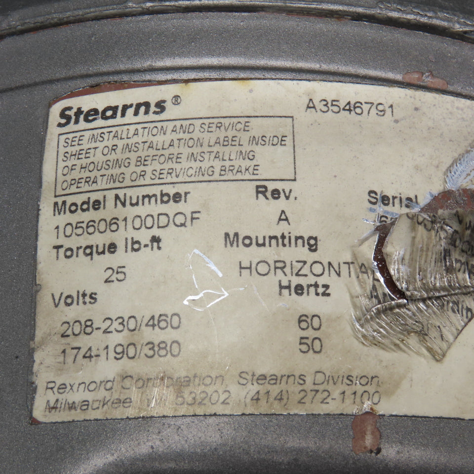 Lincoln LM26515AA 5Hp 1765RPM 460V 3Ph AC Brake Motor 215UC Frame