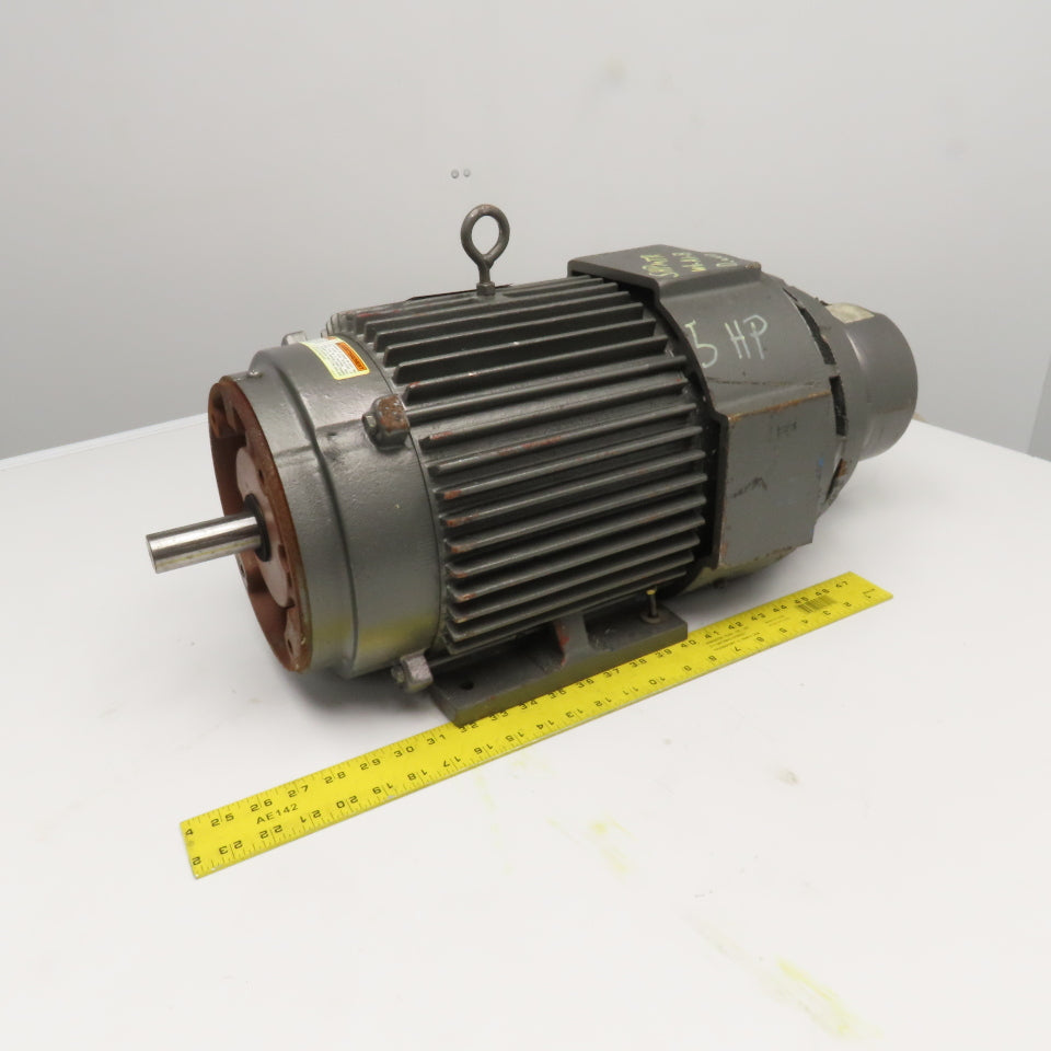 Lincoln LM26515AA 5Hp 1765RPM 460V 3Ph AC Brake Motor 215UC Frame