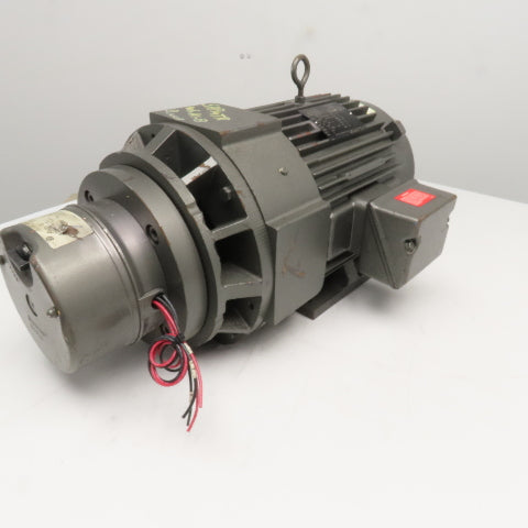 Lincoln LM26515AA 5Hp 1765RPM 460V 3Ph AC Brake Motor 215UC Frame