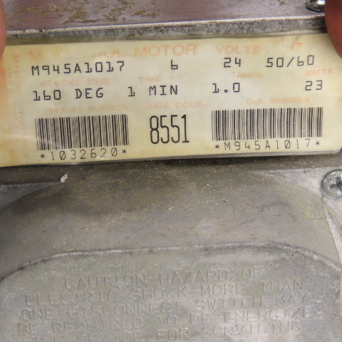 Honeywell M945A1017 Modutrol Motor 24V 1A 23W 160° Stroke