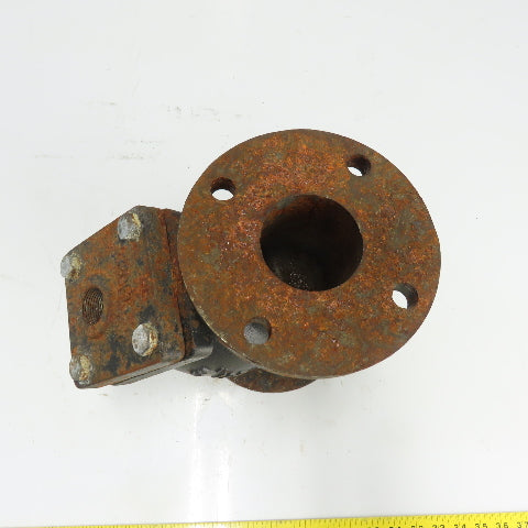 Keckley Style A 3" Flanged Cast Iron Y Strainer 125LB