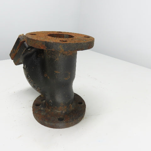 Keckley Style A 3" Flanged Cast Iron Y Strainer 125LB
