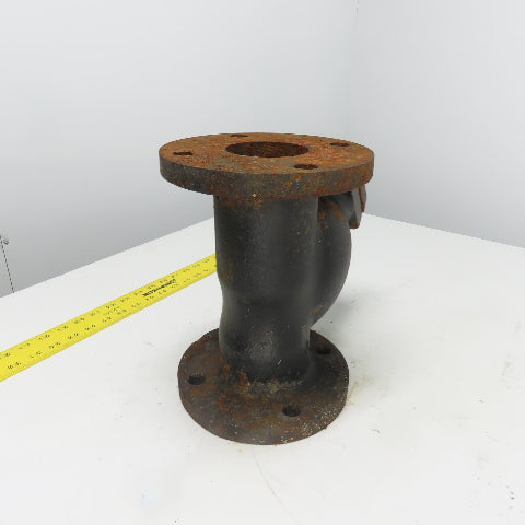 Keckley Style A 3" Flanged Cast Iron Y Strainer 125LB