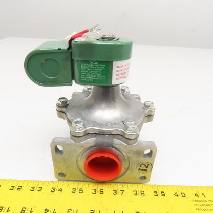 ASCO JB8214 260 Red Hat 1-1/4" Fuel Gas Solenoid Valve 120V 60Hz