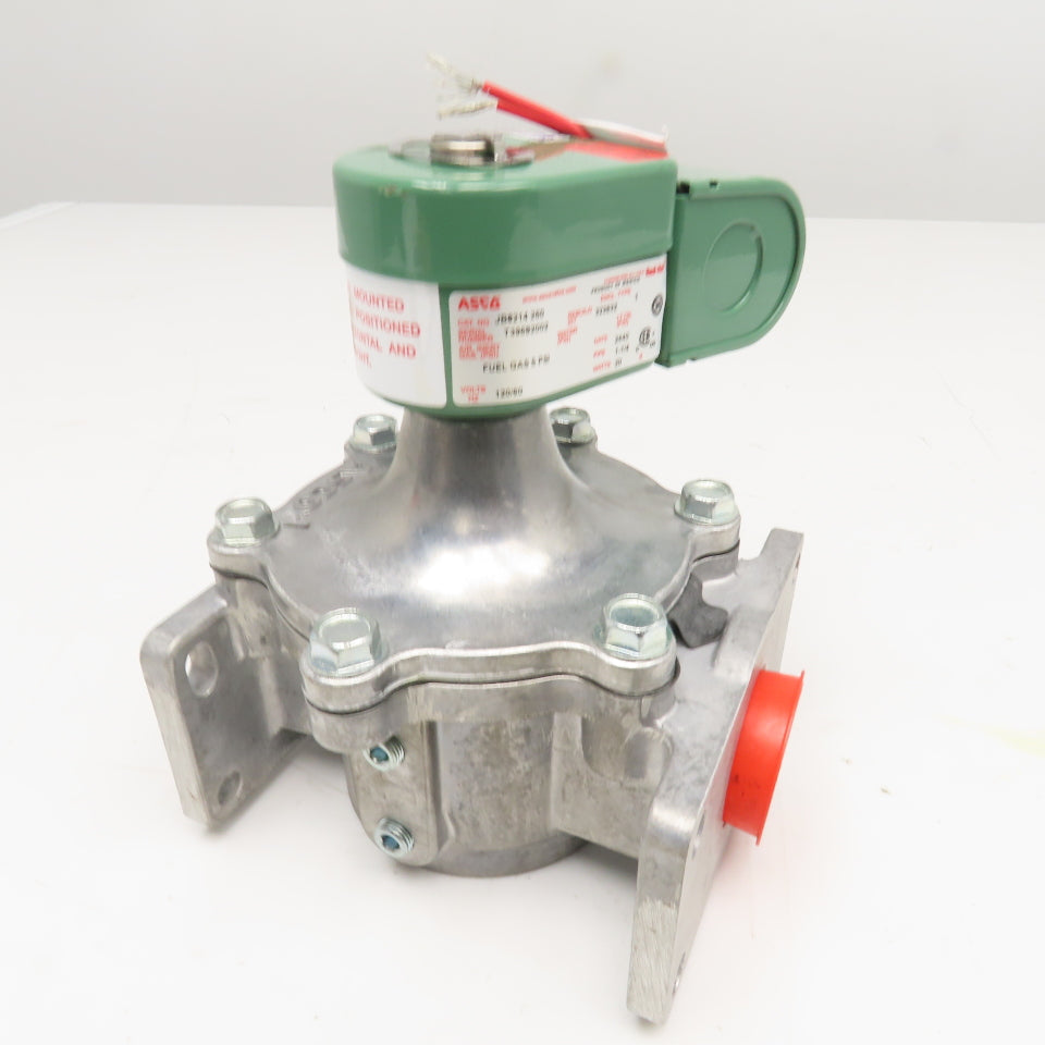 ASCO JB8214 260 Red Hat 1-1/4" Fuel Gas Solenoid Valve 120V 60Hz