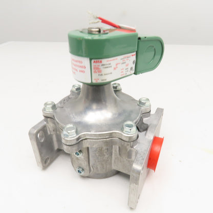 ASCO JB8214 260 Red Hat 1-1/4" Fuel Gas Solenoid Valve 120V 60Hz