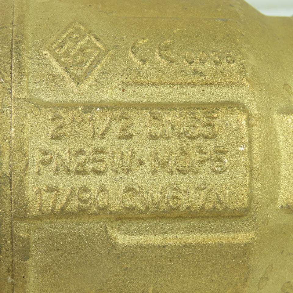 PN25W-M0P5 2-1/2" DN65 Brass Ball Valve
