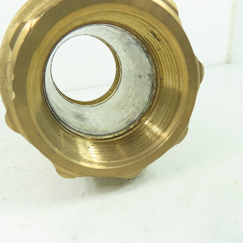 PN25W-M0P5 2-1/2" DN65 Brass Ball Valve