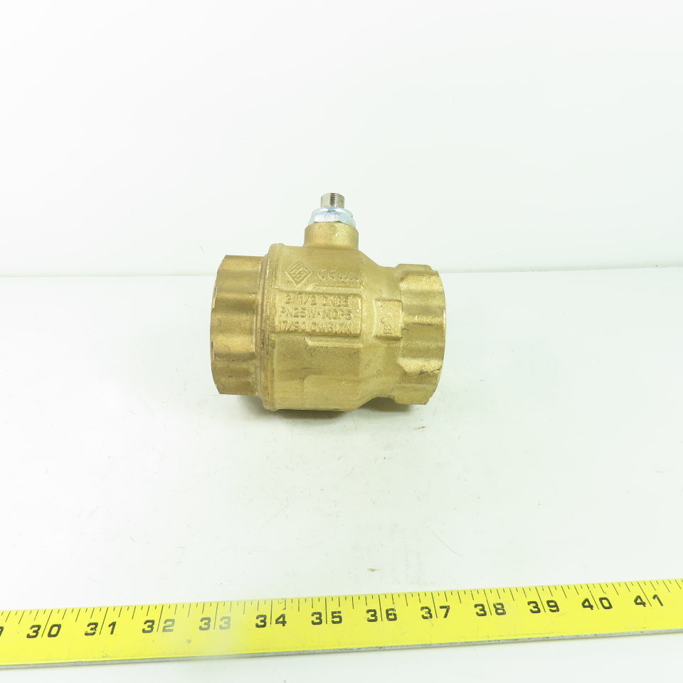 PN25W-M0P5 2-1/2" DN65 Brass Ball Valve