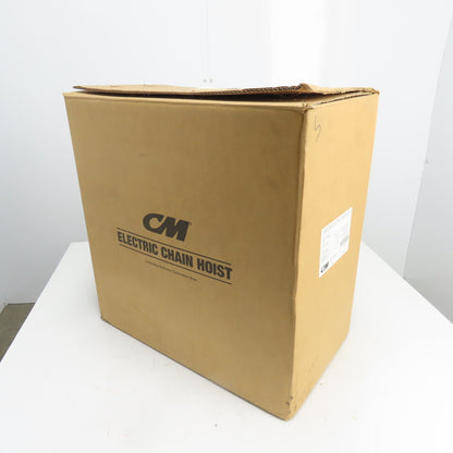 CM Lodestar Model RRS 2-Ton 4000LBS Electric Chain Hoist 15' Lift 16FPM 480V NEW