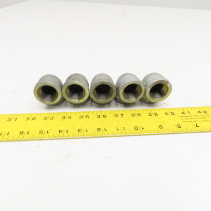 Ward 3/4" NPT Galvanized 90° Elbow USA Lot Of 5
