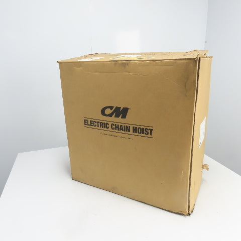 CM Lodestar Model RRS 2-Ton 4000LBS Electric Chain Hoist 20' Lift 16FPM 480V NEW