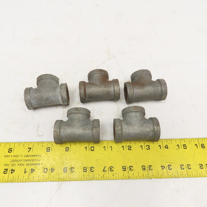Anvil 1/2" NPT Galvanized TEE USA Lot Of 5